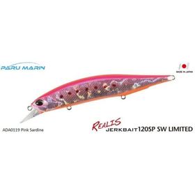 Duo Realis Jerkbait 120SP ADA0119 Pink Sardine Suni Yem