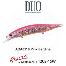 Duo Realis Jerkbait 120SP ADA0119 Pink Sardine Suni Yem