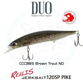 Duo Realis Jerkbait 120SP Pike CCC3815 Brown Trout ND Suni Balık Yemi