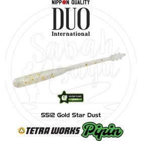 Duo S512 Tetra Works Silikon Pipin 45 mm Gold Stardust Balık Yemi