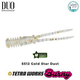 Duo Tetra Works Silikon Burny 42 mm S512 Gold Stardust Suni Balık Yemi