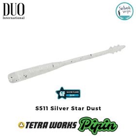 Duo Tetra Works Silikon Pipin 45 mm S511 Silver Stardust
