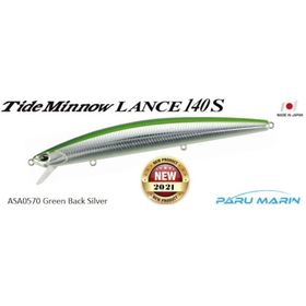 Duo Tide Minnow Lance 140S ASA0570 Green Back Silver