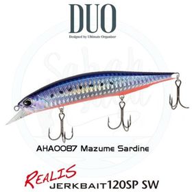 Duo Tide Minnow Slim 120 Flyer AHA0087 Mazume Sardine Yem