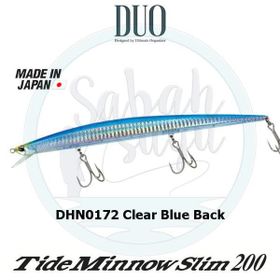 Duo Tide Minnow Slim 120 GHN0172 Clear Blue Back Suni Yem