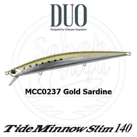 Duo Tide Minnow Slim 140 MCC0237 Gold Sardine Suni Yem