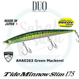 Duo Tide Minnow Slim 175 AHA0263 Green Mackerel HD Suni Balık Yemi