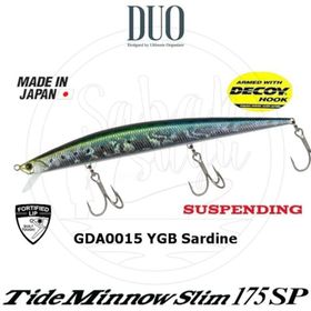 Duo Tide Minnow Slim 175SP GDA0015 YGB Sardine Suni Balık Yemi
