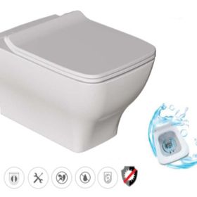 Dura Petra Rimles Asma Klozet Kanalsız ve Duroplast Yavaş Kapanır Kapak