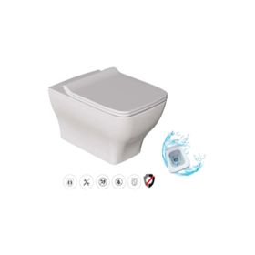 Dura Petra Rimles Asma Klozet Kanalsız ve Duroplast Yavaş Kapanır Kapak