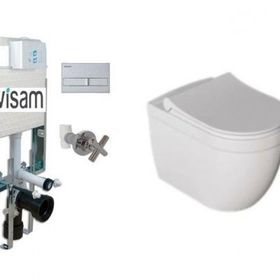Dura Rimless Sirius Kanalsız Model Yavaş Kapanır Kapaklı Asma Klozet