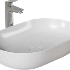 Dura Rose Tezgah Üstü Beyaz 40x60 cm İnce Kesit Lavabo Set