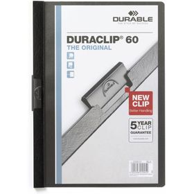 Durable 2209 Duraclip Siyah Sıkıştırmalı Dosya