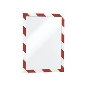 Durable Kırmızı Beyaz 2'li Mıknatıslı Güvenlik Çerçeveleri