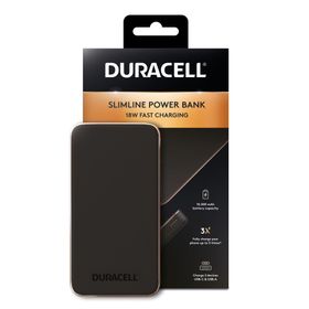 Duracell 10.000 mAh Pd 18W Usb-A Usb-C Siyah Powerbank