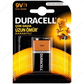 Duracell 10 Adet 9V Alkalin Pil