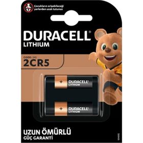 Duracell 245 2CR5 6V 2'li Lithium Pil