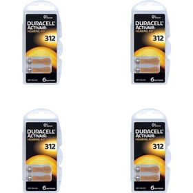 Duracell 312 PR41 24'lü Kulaklık İşitme Cihazı Pili