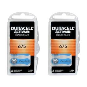 Duracell 675 PR44 12'li Kulaklık İşitme Cihazı Pili