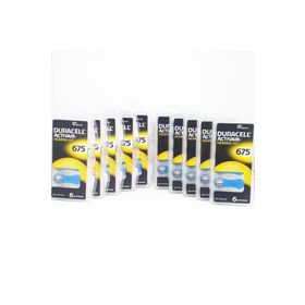 Duracell 675 PR44 60'lı Kulaklık İşitme Cihazı Pili