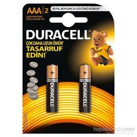 Duracell AA 2 Adet Pil