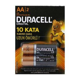Duracell AA 2'li Kartela Kalem Pil