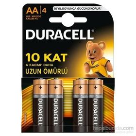 Duracell AA 4 Adet Pil