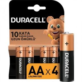 Duracell AA 4 Adet Pil