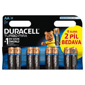 Duracell AA 8 Adet Pil