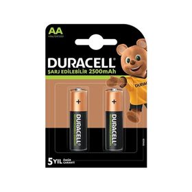 Duracell Aa Şarjlı 2500 Ma 2'li Pil