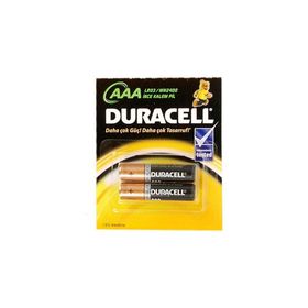 Duracell AAA 2 İnce 2'li Kalem Pil