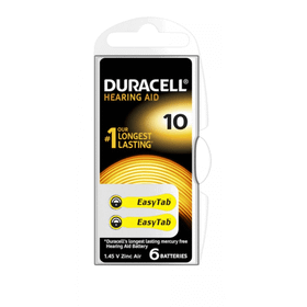 Duracell Activair 6'lı No:10 İşitme Cihazı Pili