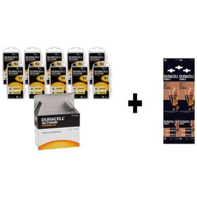 Duracell Activair 6x10 60 Adet 10 Numara İşitme Cihazı Pili
