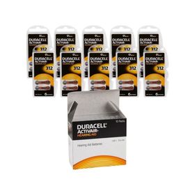 Duracell Activair 6x10 60 Adet 312 Numara İşitme Cihazı Pili