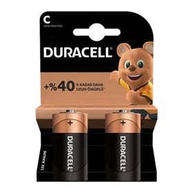 Duracell Basic 2'li C Boy Pil