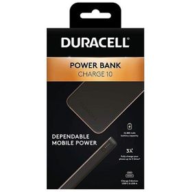 Duracell Charge 10 Slimline DRPB3010A 10000 mAh 18 W Powerbank