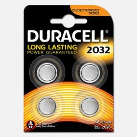 Duracell CR2032 3V 4'lü Lityum Düğme Pil
