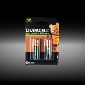 Duracell HR03 750 mAh 1.2V Şarj Edilebilir 2'li İnce Kalem Pil