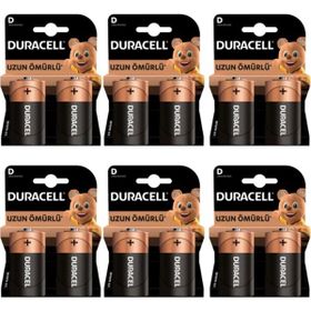 Duracell MN1300 LR20 D 12'li Büyük Boy Pil