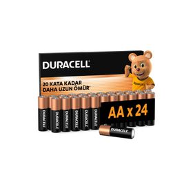 Duracell MN1500 AA 24'lü Alkalin Kalem Pil