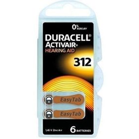 Duracell No:10 10x6 60'lı Kulaklık-İşitme Cihazı Pili