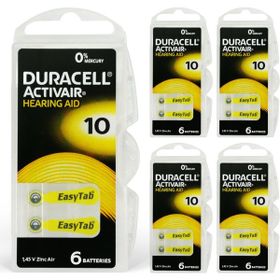 Duracell No:10 5x6 30'lu Kulaklık-İşitme Cihazı Pili