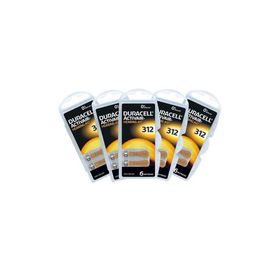 Duracell No:312 10x6 60'lı Kulaklık-İşitme Cihazı Pili
