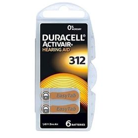 Duracell No:312 6'lı Paket Kulaklık Pili