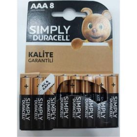 Duracell Simply 8'li İnce Pil