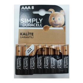 Duracell Simply 8'li İnce Pil