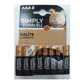 Duracell Simply 8'li İnce Pil