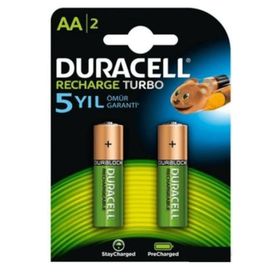 Duracell Turbo 2500 mAH Şarj Edilebillir 2'li Kalem Pil