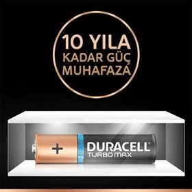 Duracell Turbomax AAA 4'lü İnce Kalem Pil