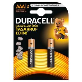 Duracell Ultra Alkalin 2’li Paket AAA Piller
